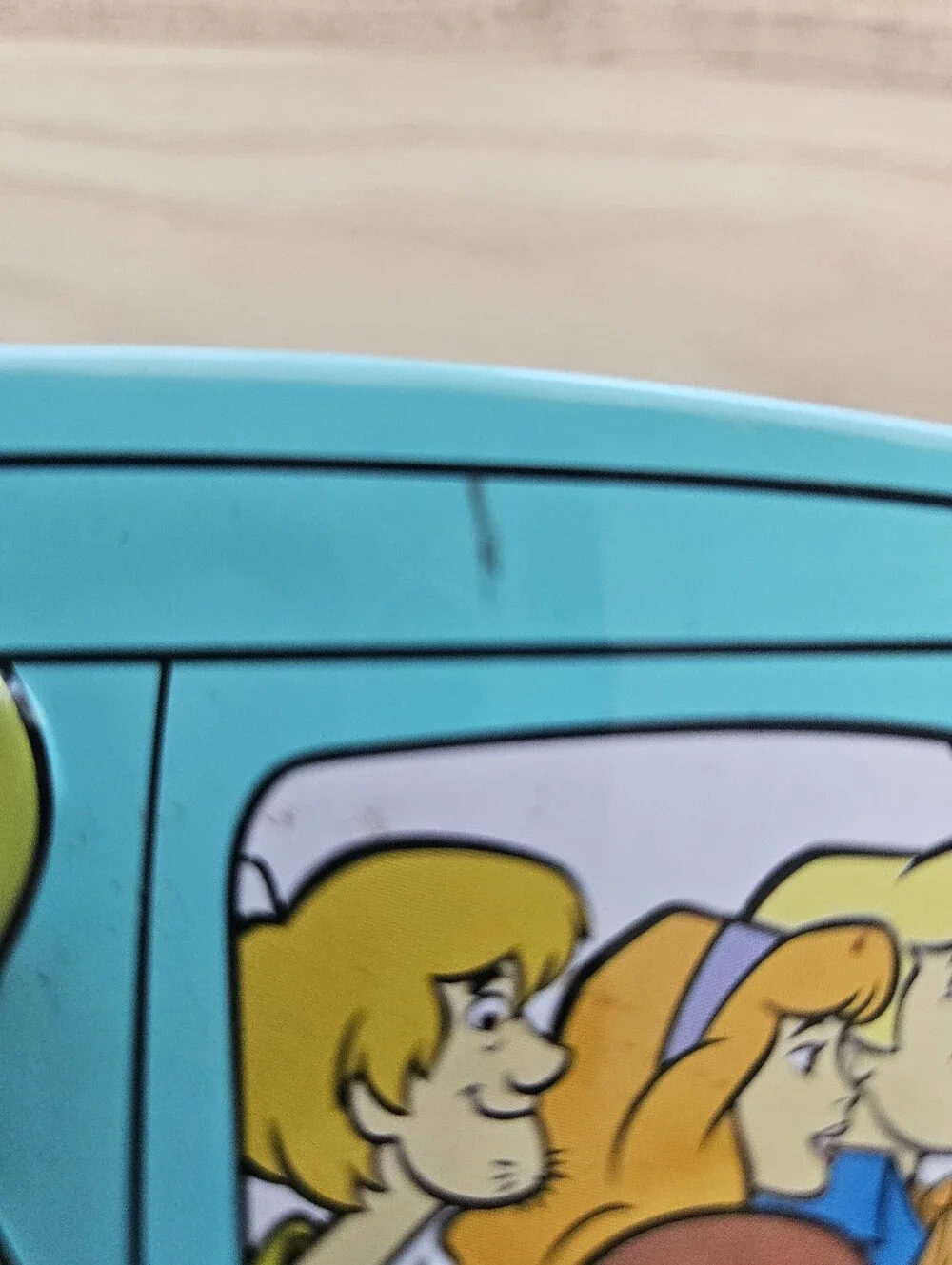 Vintage The Mystery Machine Scooby-Doo Metal Trinket Box Tin Hanna-Barbera